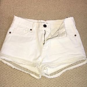 Trendy jean shorts